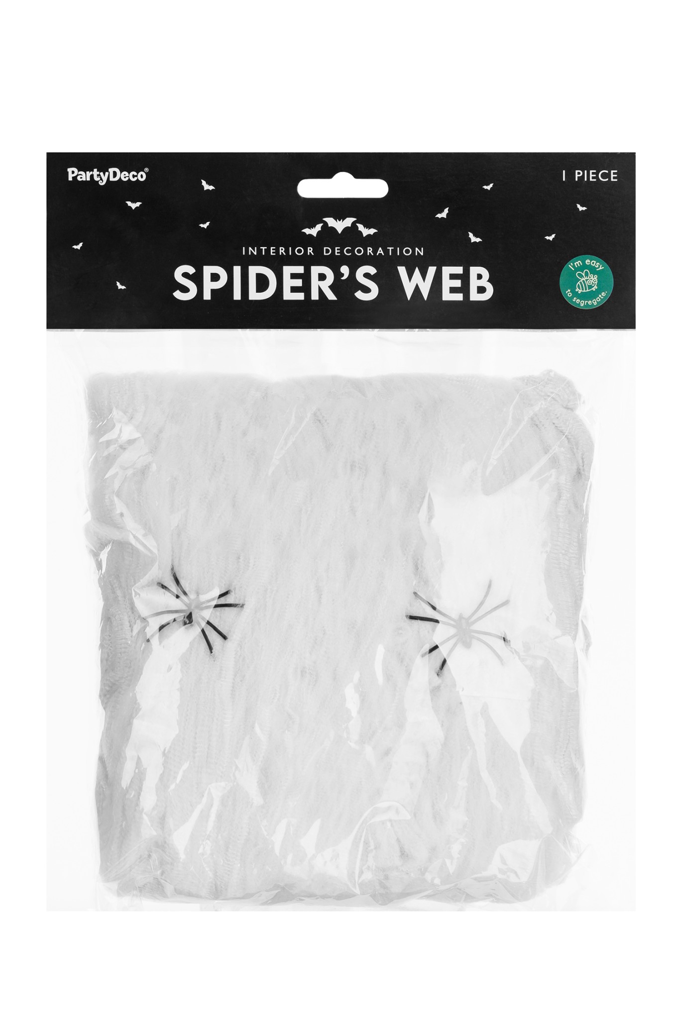 White spider web