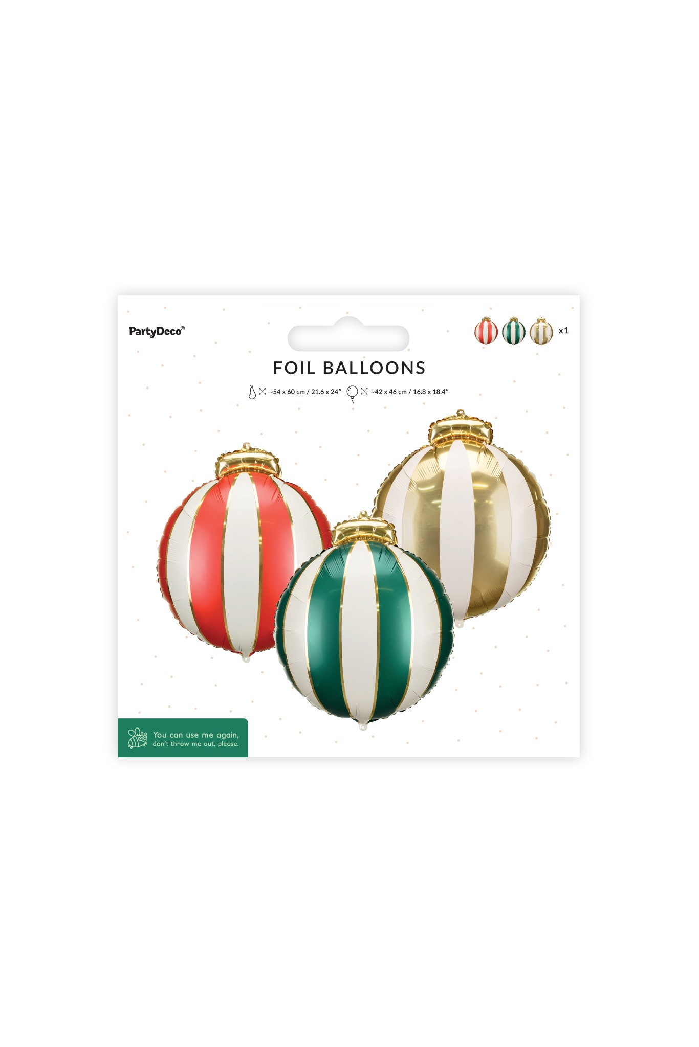Foil Balloons Baubles