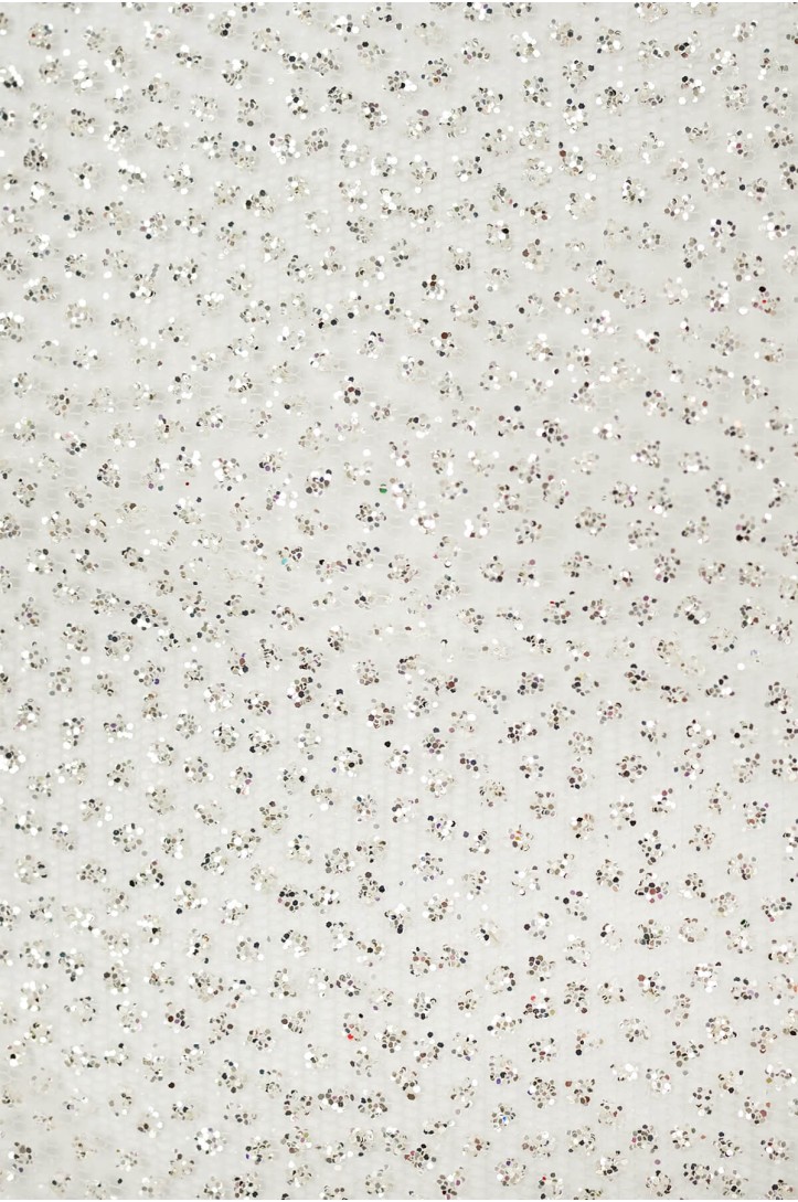 VL0009-1  GLITTER TULLE dense dots decoration