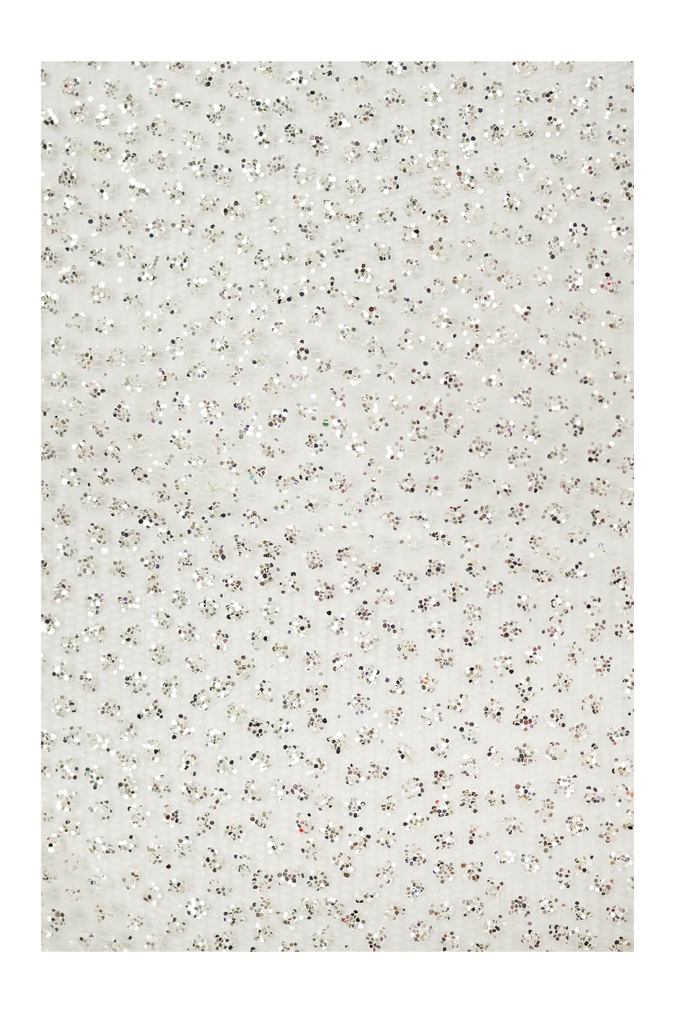 VL0009-1 TÜLL MIT GLITZER dichte Punktdekoration