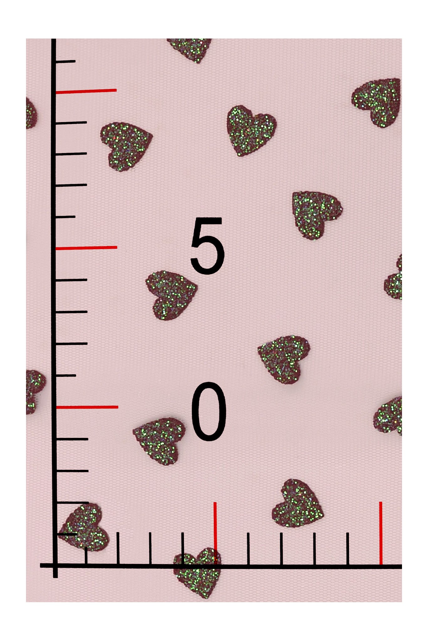 Decorative Tulle J241 hearts