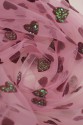 Decorative Tulle J241 hearts