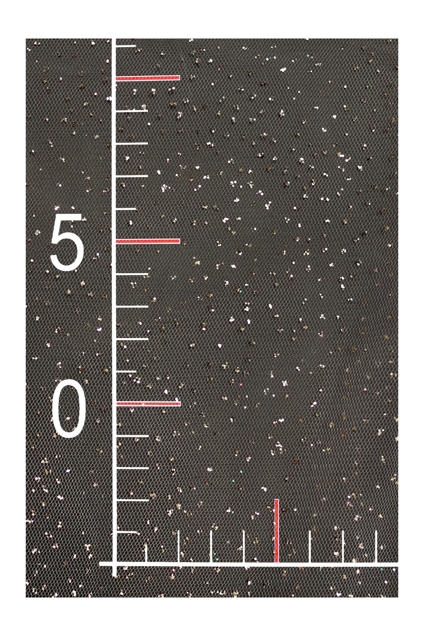 TULLE WITH GLITTER LERLEM stretchy