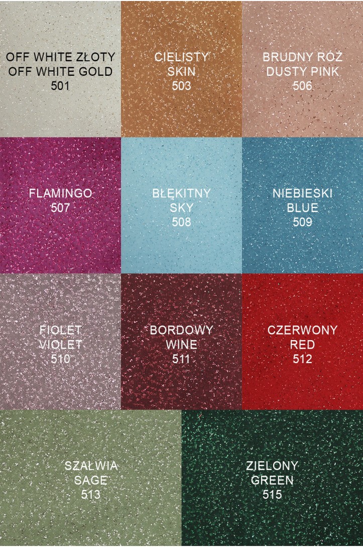 Sample TULLE WITH GLITTER LERLEM stretchy