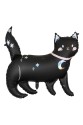 Folienballon Katze schwarz