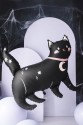 Foil Balloon Cat Black