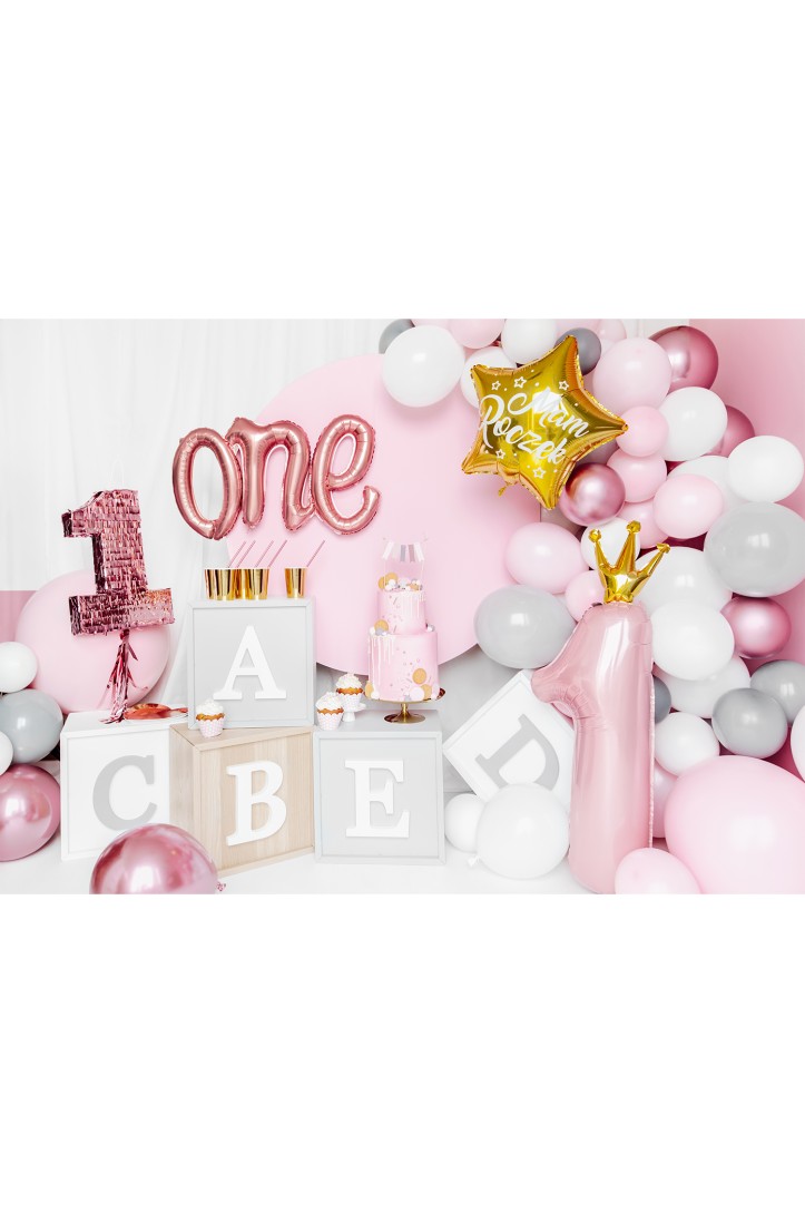 Foil Balloon Number 1 Pink
