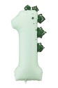 Folienballon Zahl ''1'' Dinosaurier, 92 cm