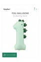 Balon foliowy Cyfra ''1'' Dinozaur, 92cm