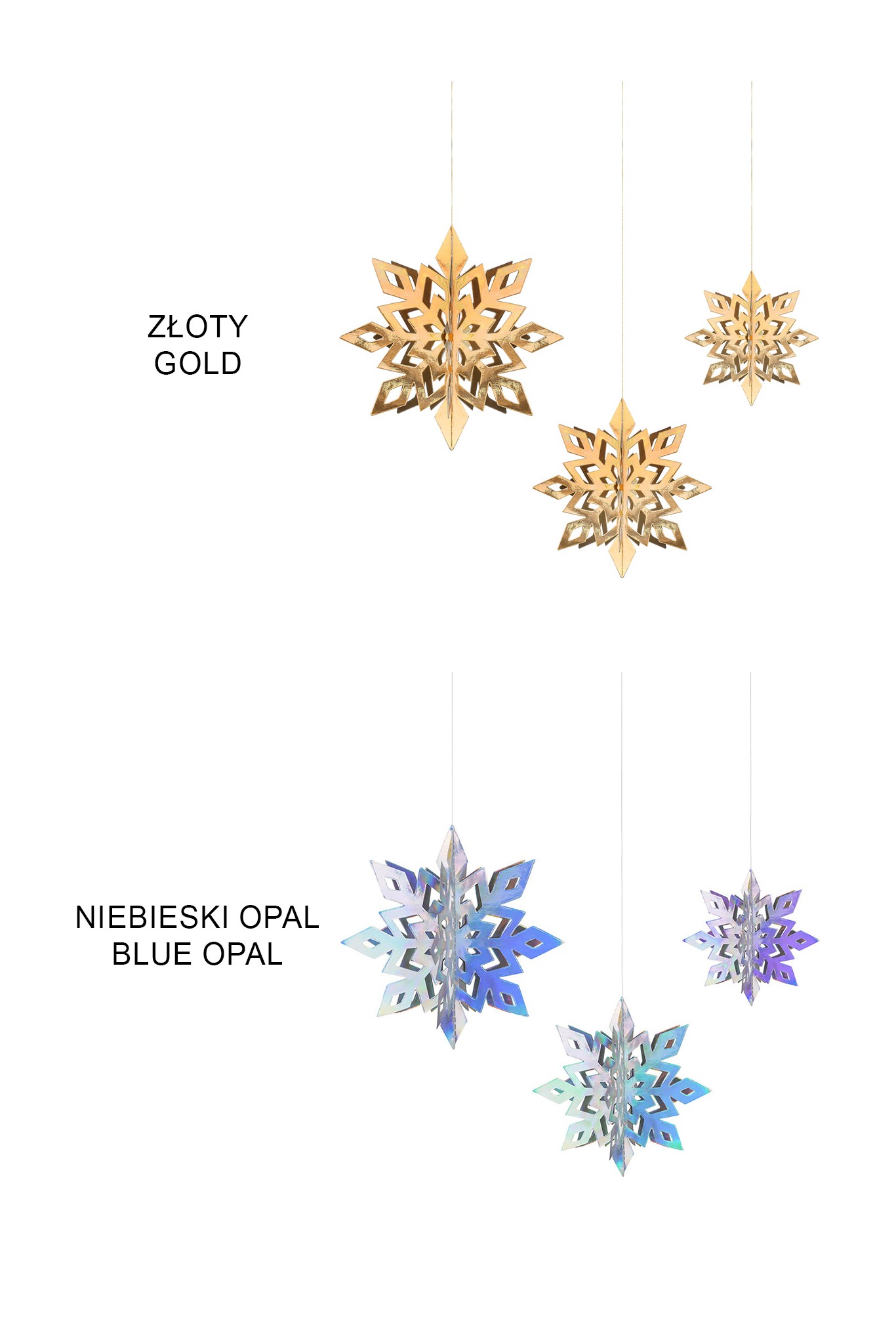 Snowflake Hanging Decorations