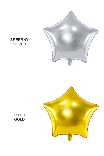 Metallic Foil Balloon Star 70 cm