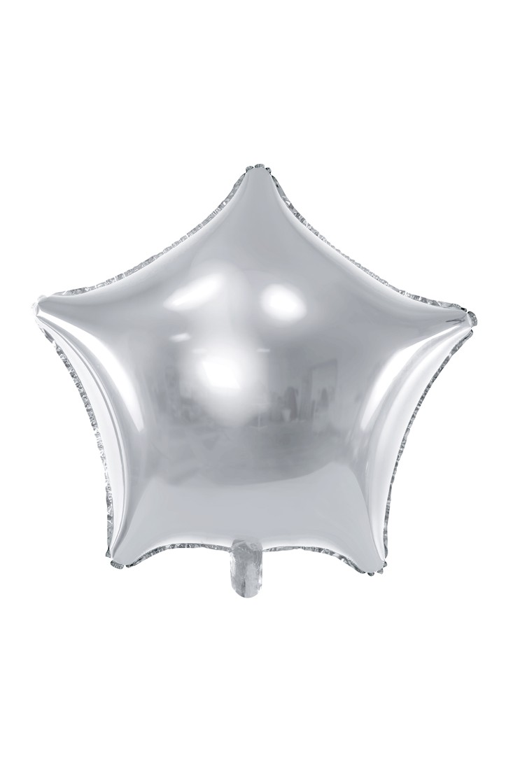 Metallisierter Folienballon Sternform 70 cm