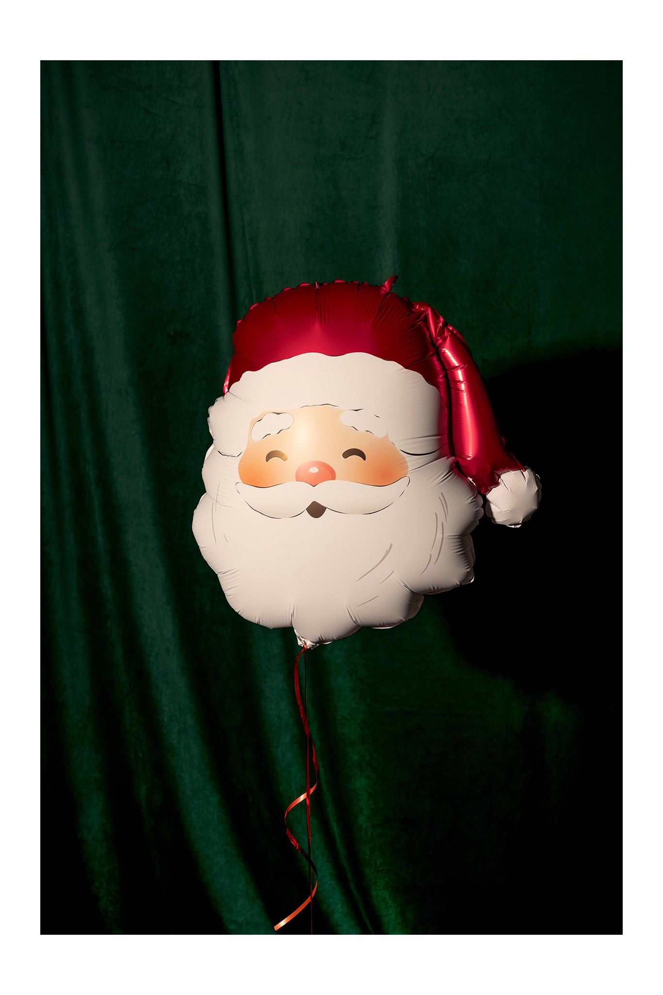 Foil Balloon Santa Satin 42 x 43.5 cm