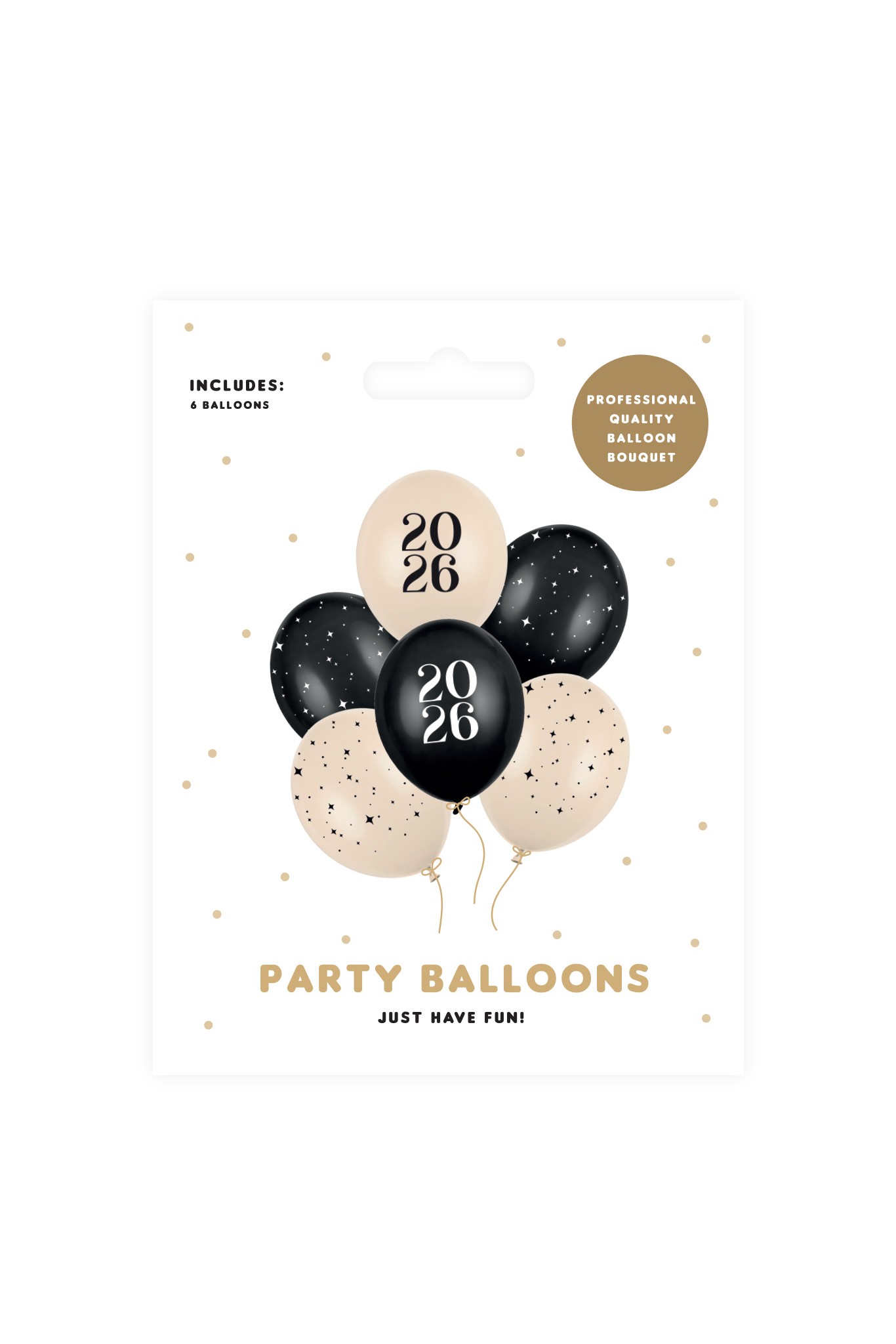 Balloons 30 cm Happy New Year 2026