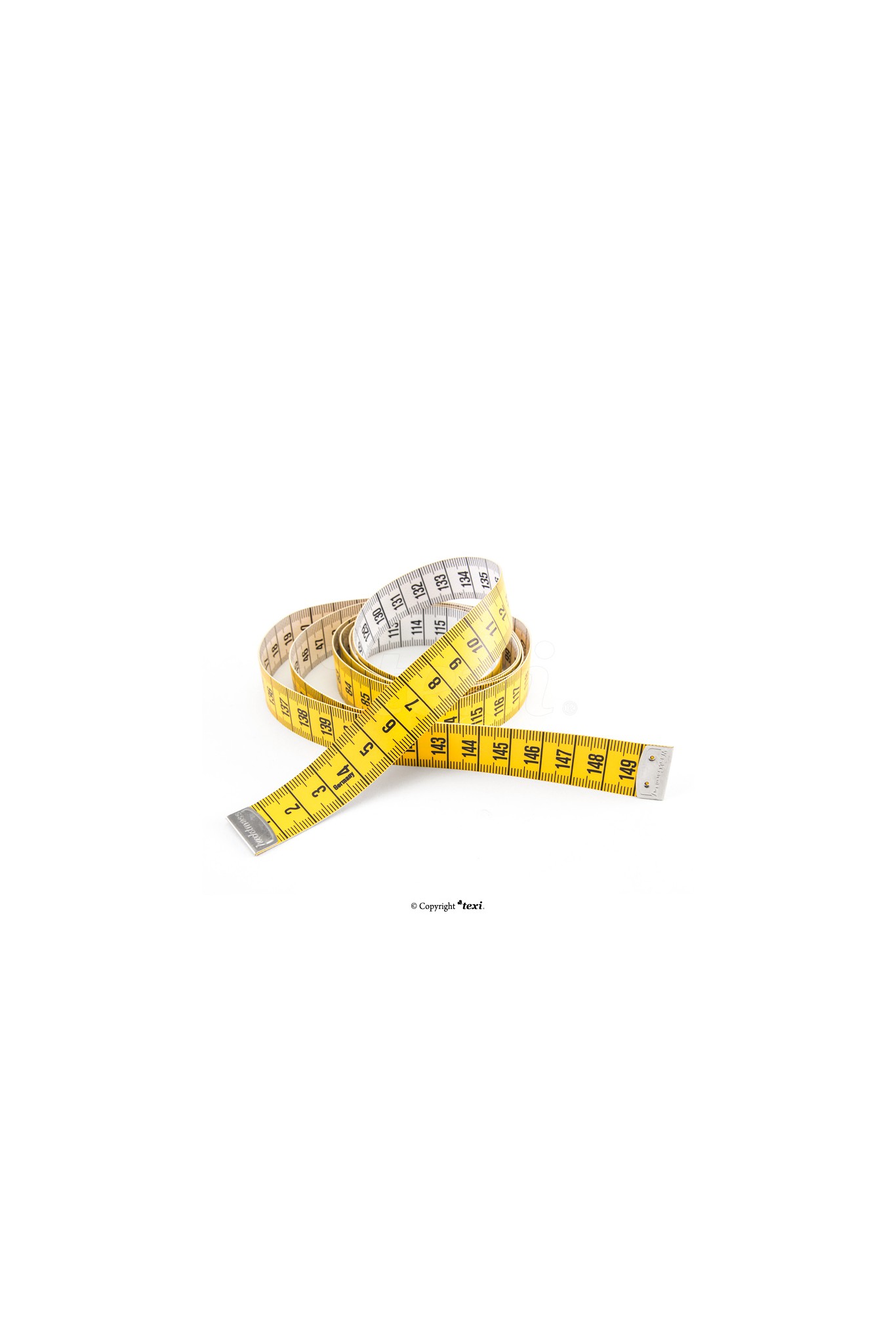 Tailor's tape measure, length 150 cm, width 19 mm