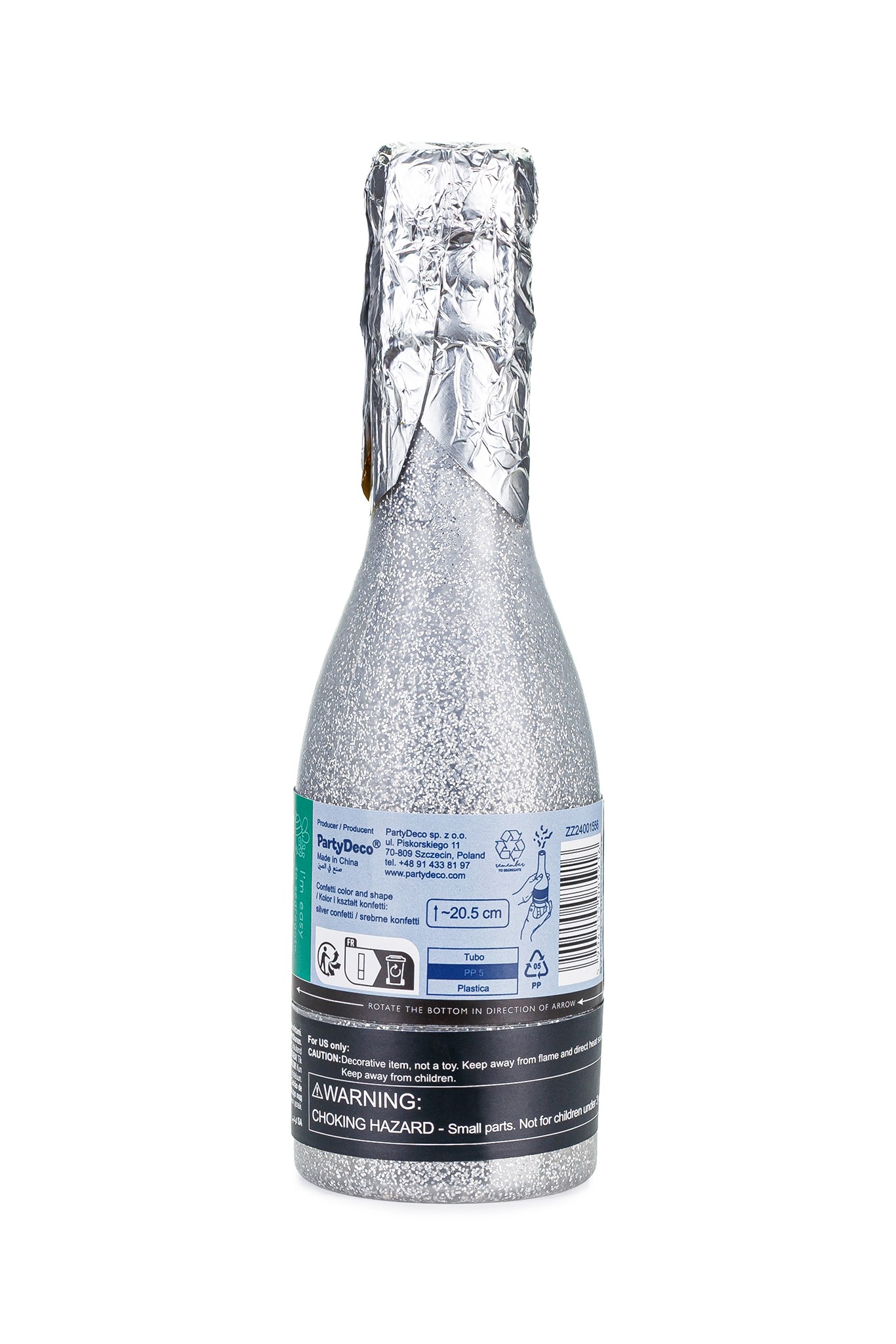 Champagne Confetti Cannon 20,5 cm