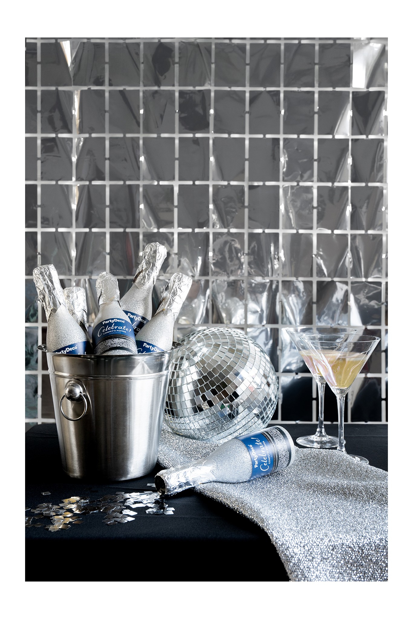 Champagner-Konfetti-Kanone 20,5 cm