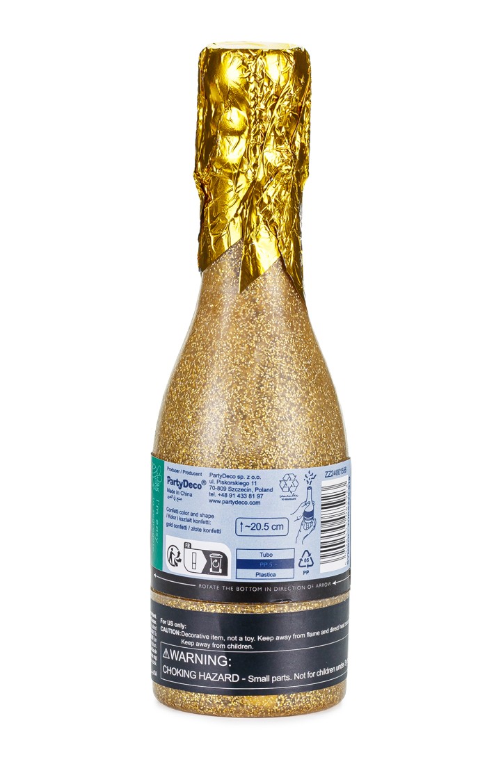 Champagne Confetti Cannon 20,5 cm