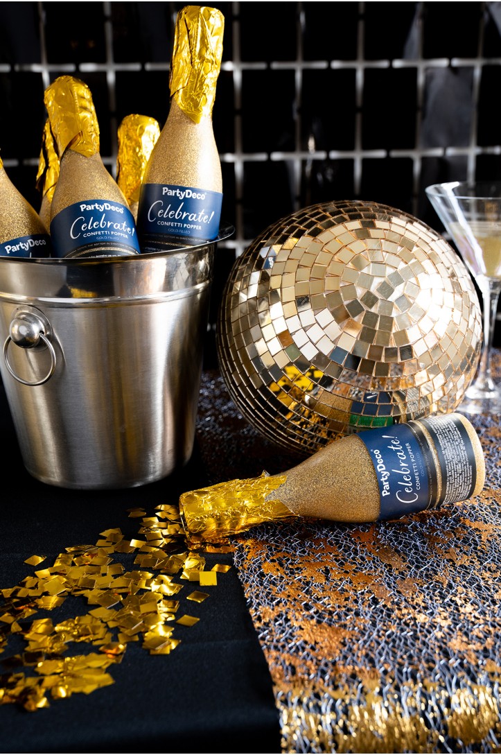 Champagne Confetti Cannon 20,5 cm