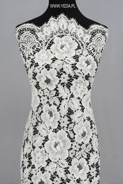 FRENCH LACE W32221 IVORY KORD ZDOB