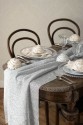 Metalized table runner 0,36 x 3 m