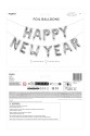 Balon foliowy metalizowany Happy New Year