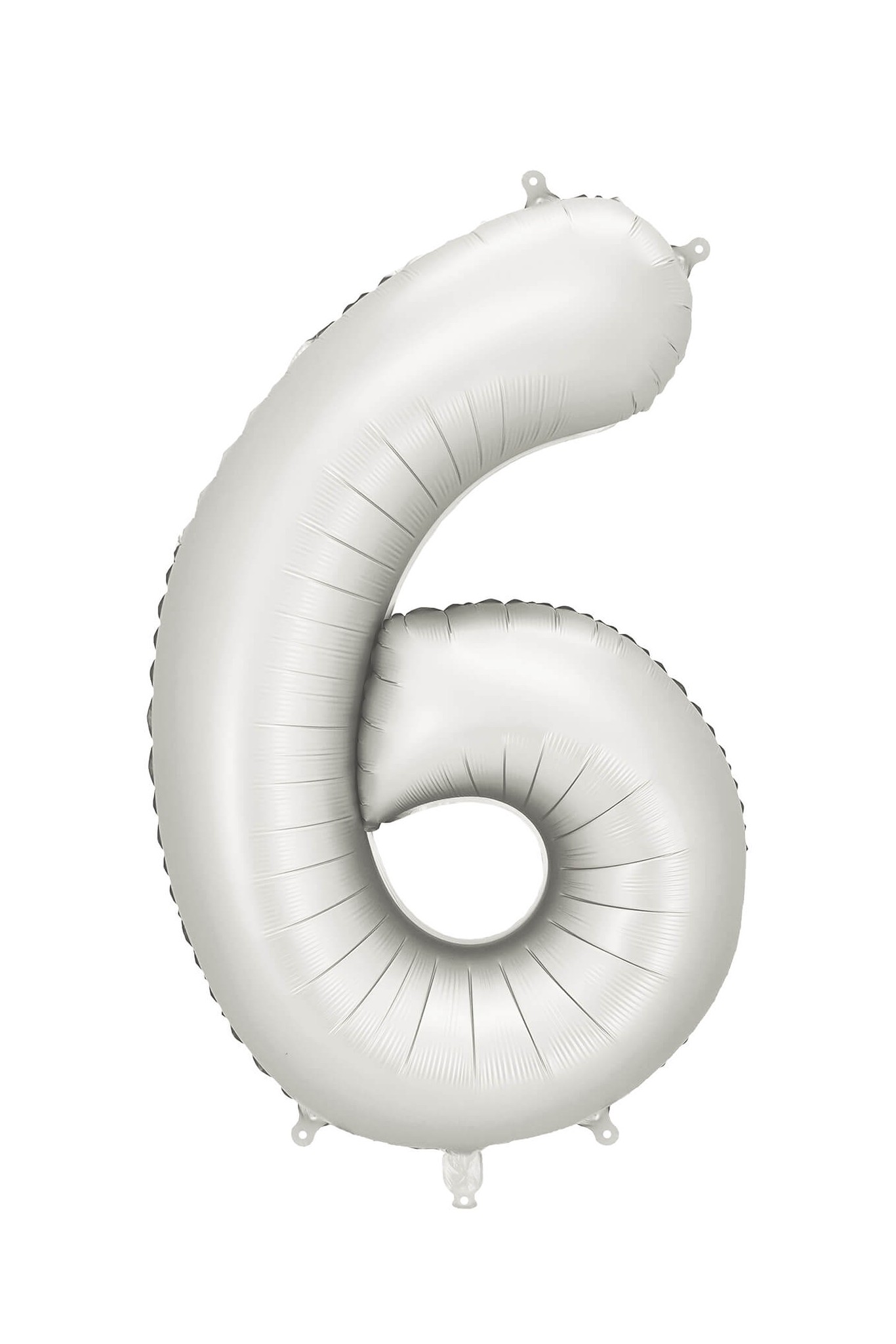 Balon foliowy satynowy Cyfra Srebrna