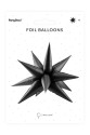 Star foil balloon 3D FB68M