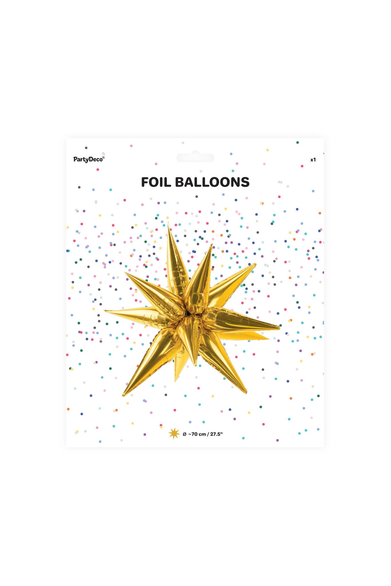 Star foil balloon 3D FB68M