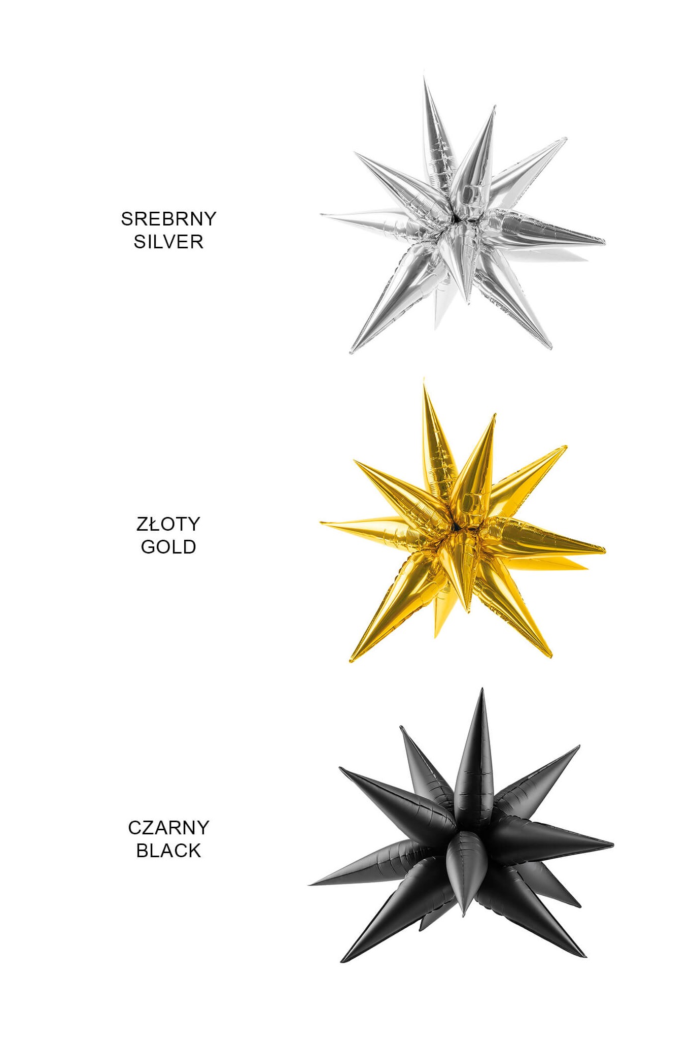 Star foil balloon 3D FB68M