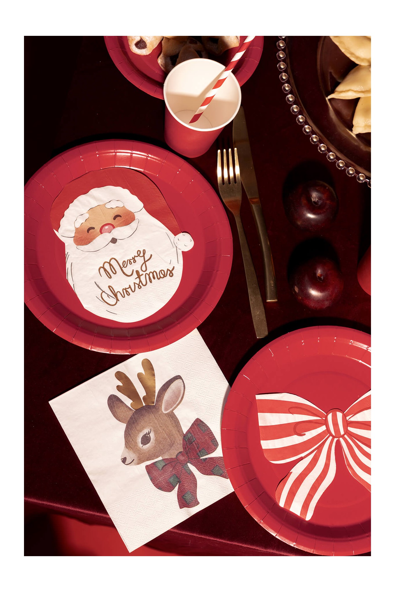 Servietten Weihnachtsmann