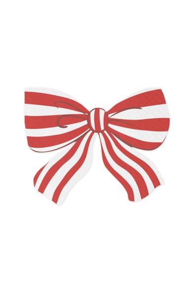 Striped bow napkins