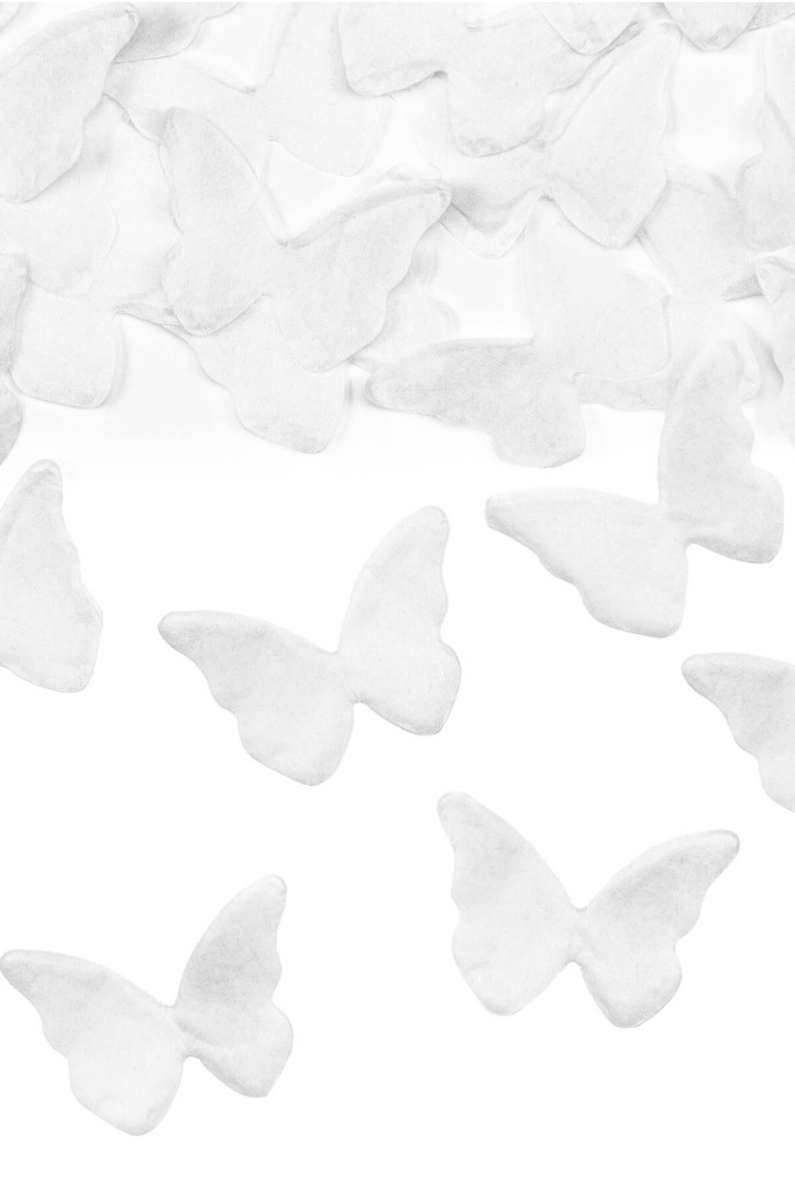 Confetti cannon with butterflies, 20 cm