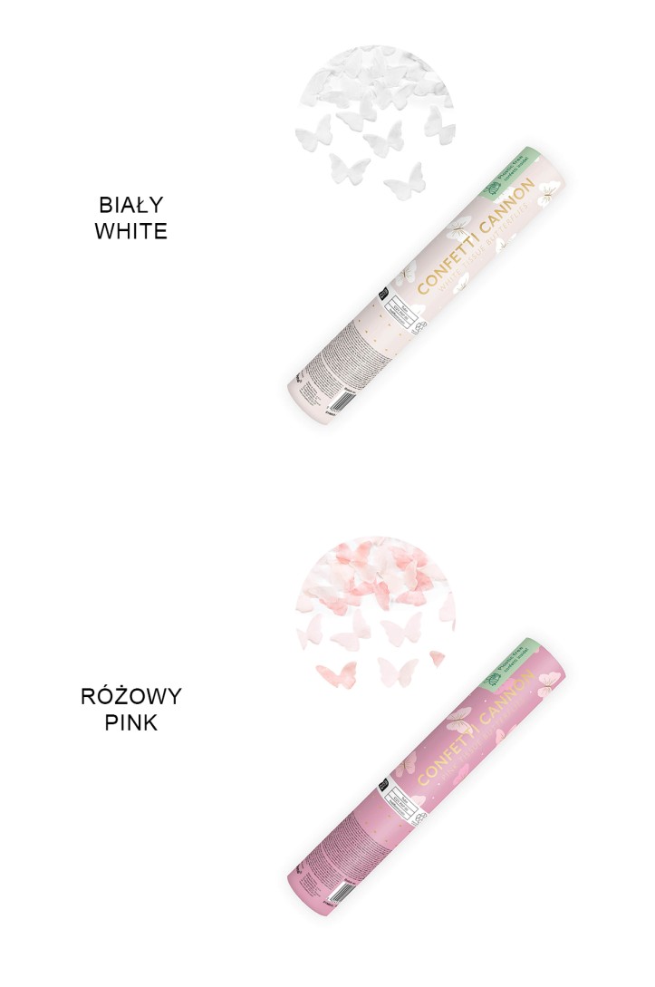 Tuba strzelająca motylkami 20 cm