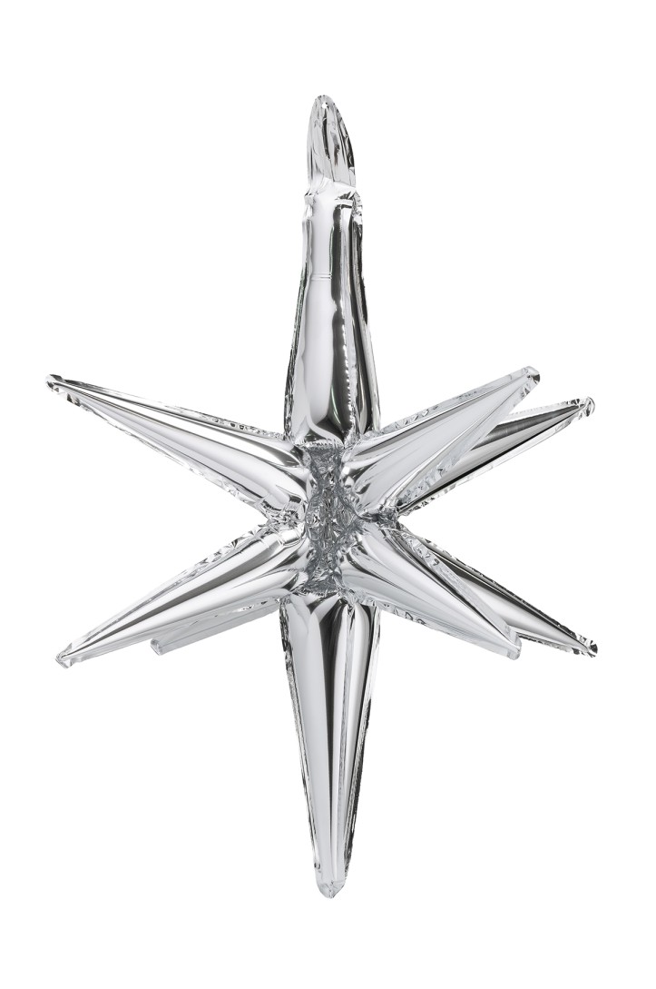 Metallisierter Folienballon Stern 3D FB258T