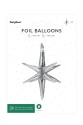 Metallisierter Folienballon Stern 3D FB258T