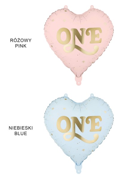 Heart shaped foil balloon one