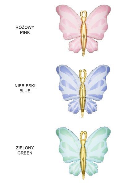 Balon foliowy motyl