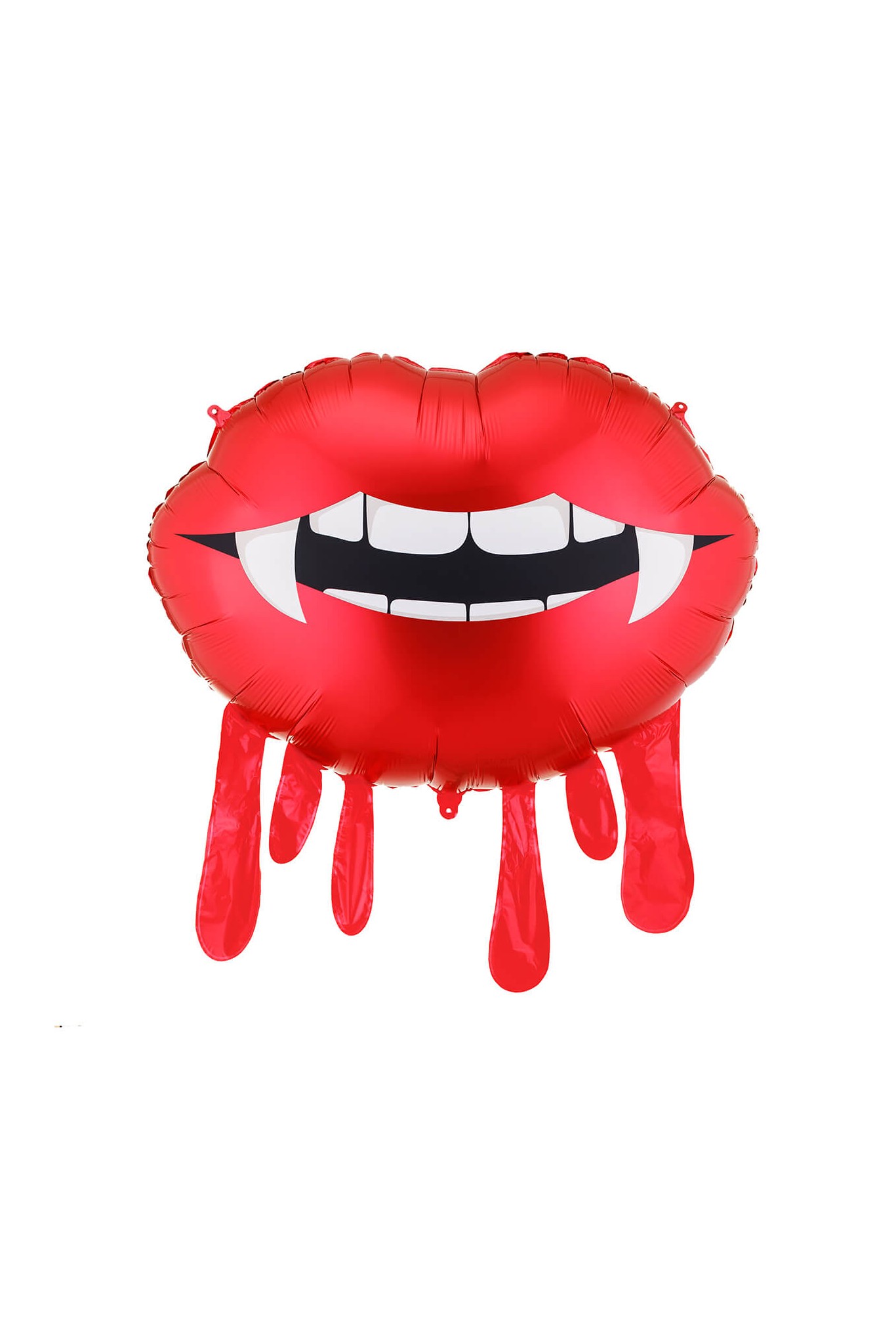 Folienballon Blutender Mund, 92 x 60 cm