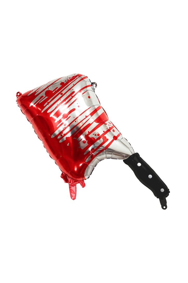 Bloody Cleaver foil balloon, 36.5 x 88.5 cm