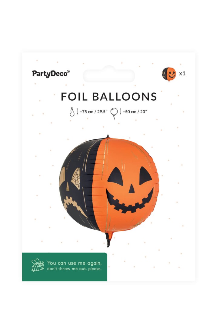 Scary Pumpkins foil balloon, 50 cm