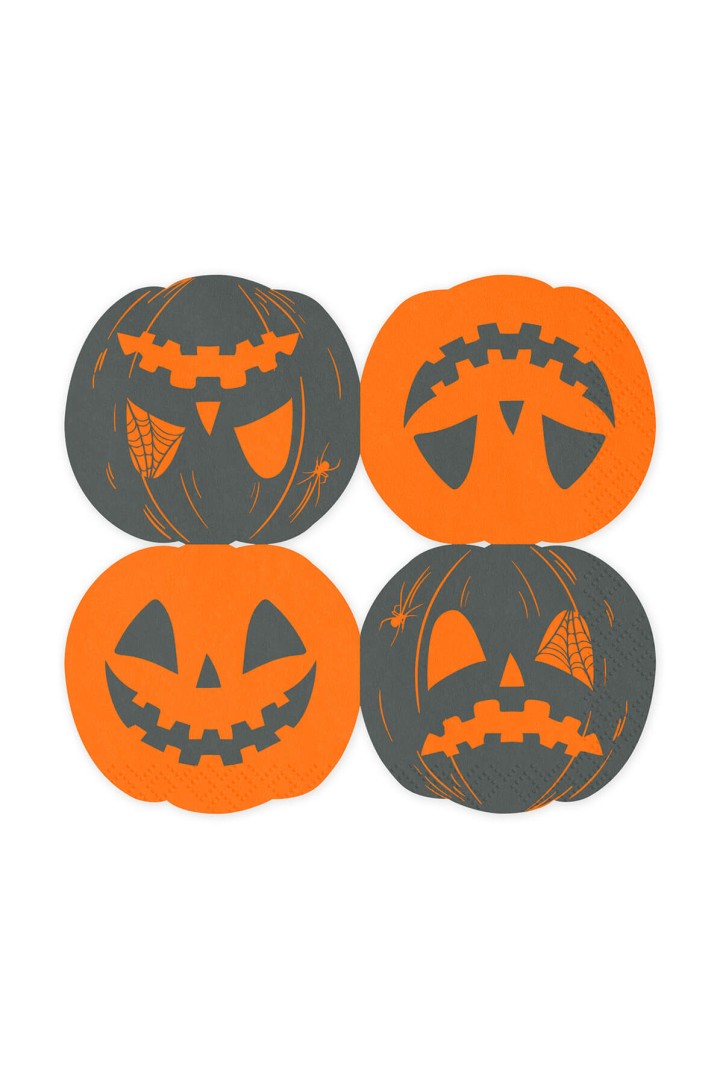 Scary Pumpkins napkins, 16.5 x 15 cm