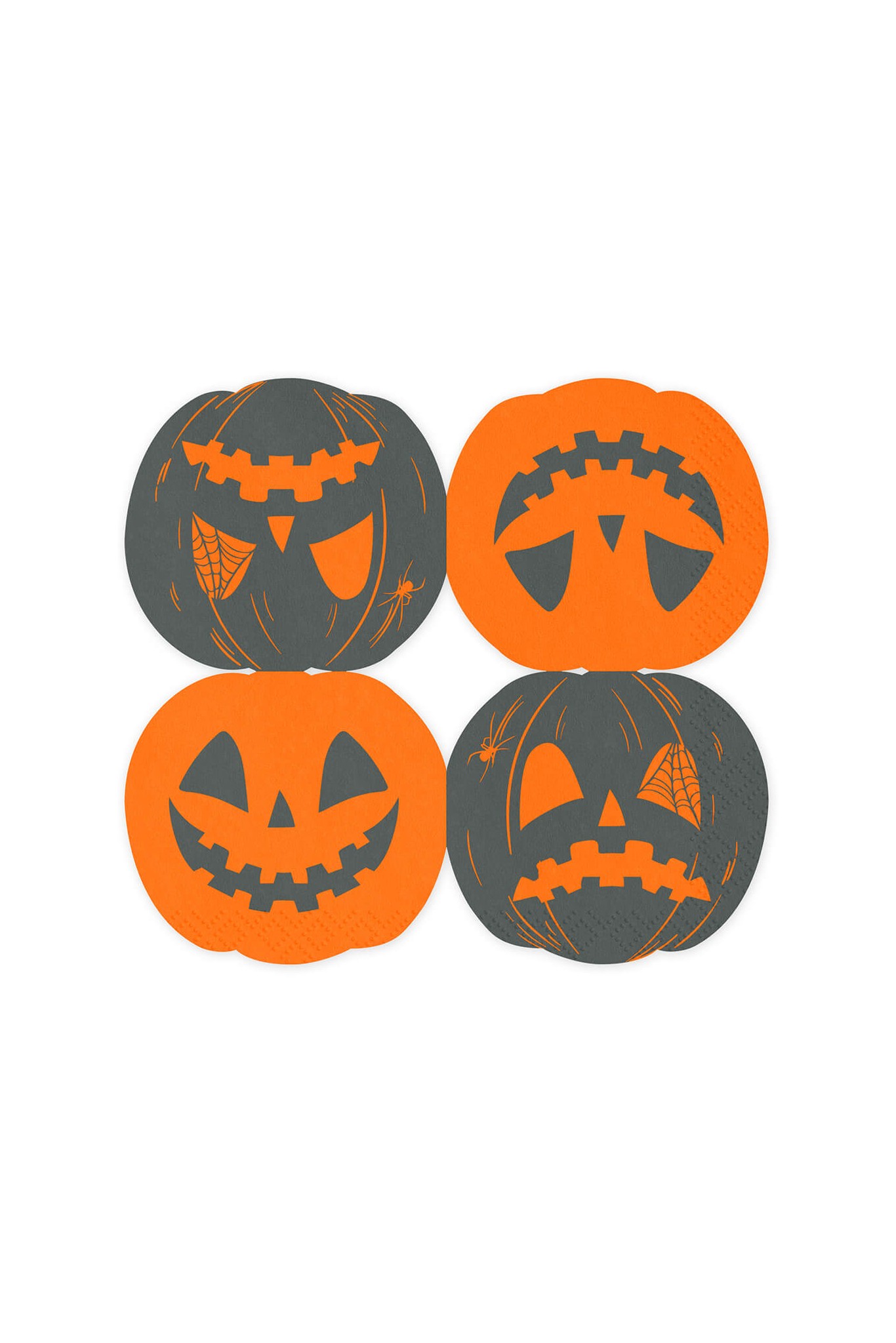 Scary Pumpkins napkins, 16.5 x 15 cm