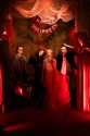 Happy-Halloween-Banner mit Hackbeilen, 120 cm