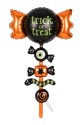 Trick or Treat foil balloon, 89 x 129 cm