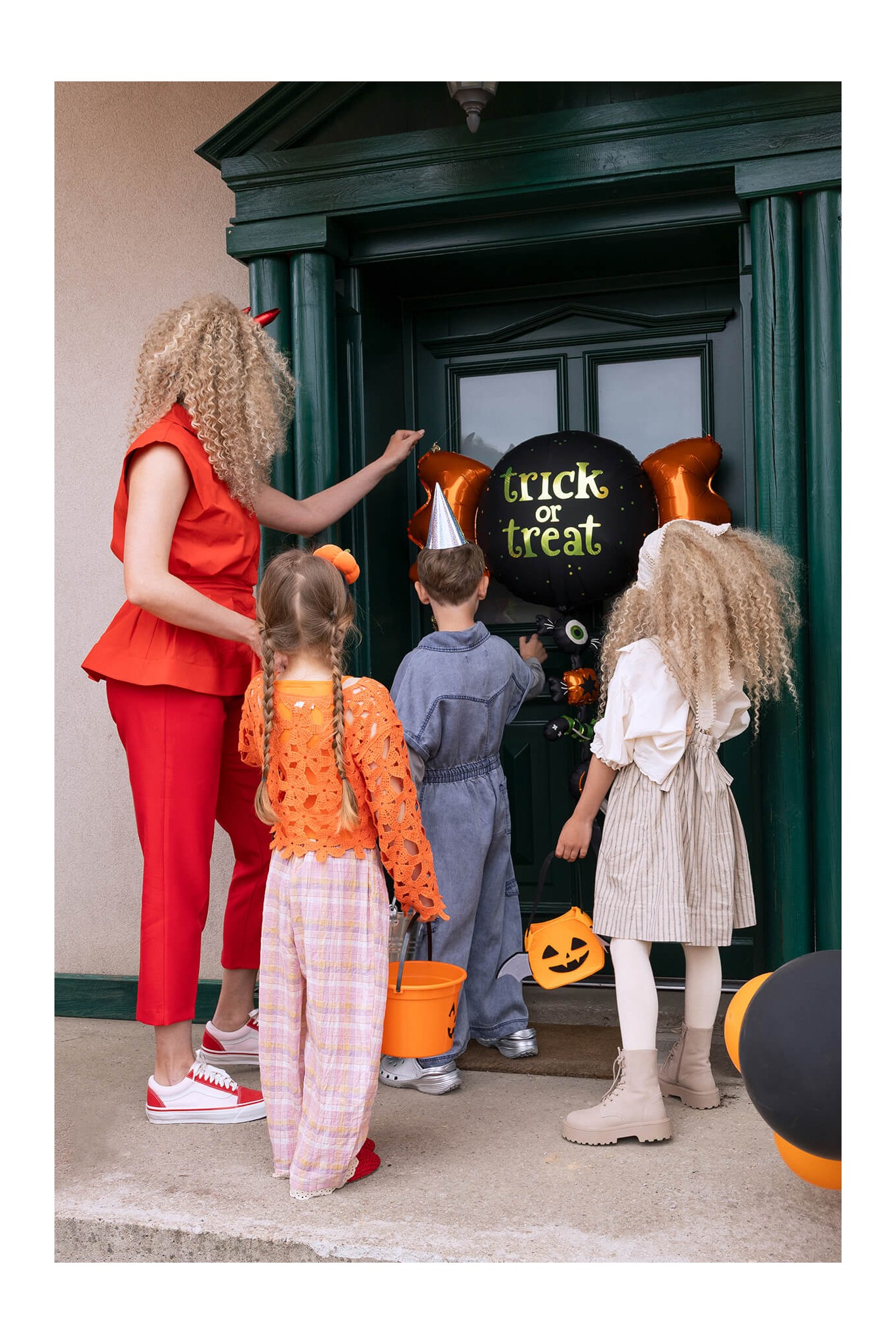 Folienballon Trick or Treat, 89 x 129 cm