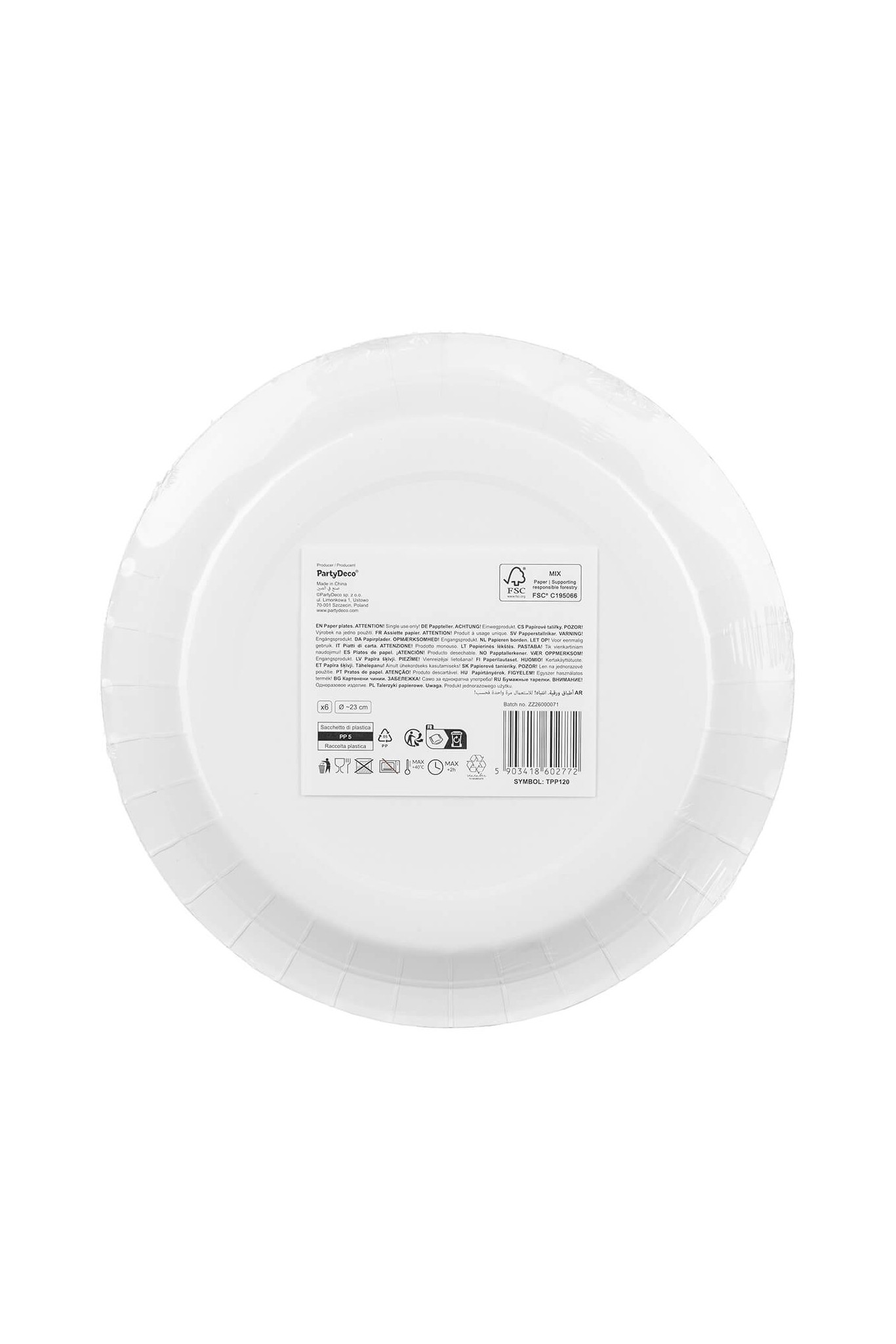 You're Next paper plates, 23 cm