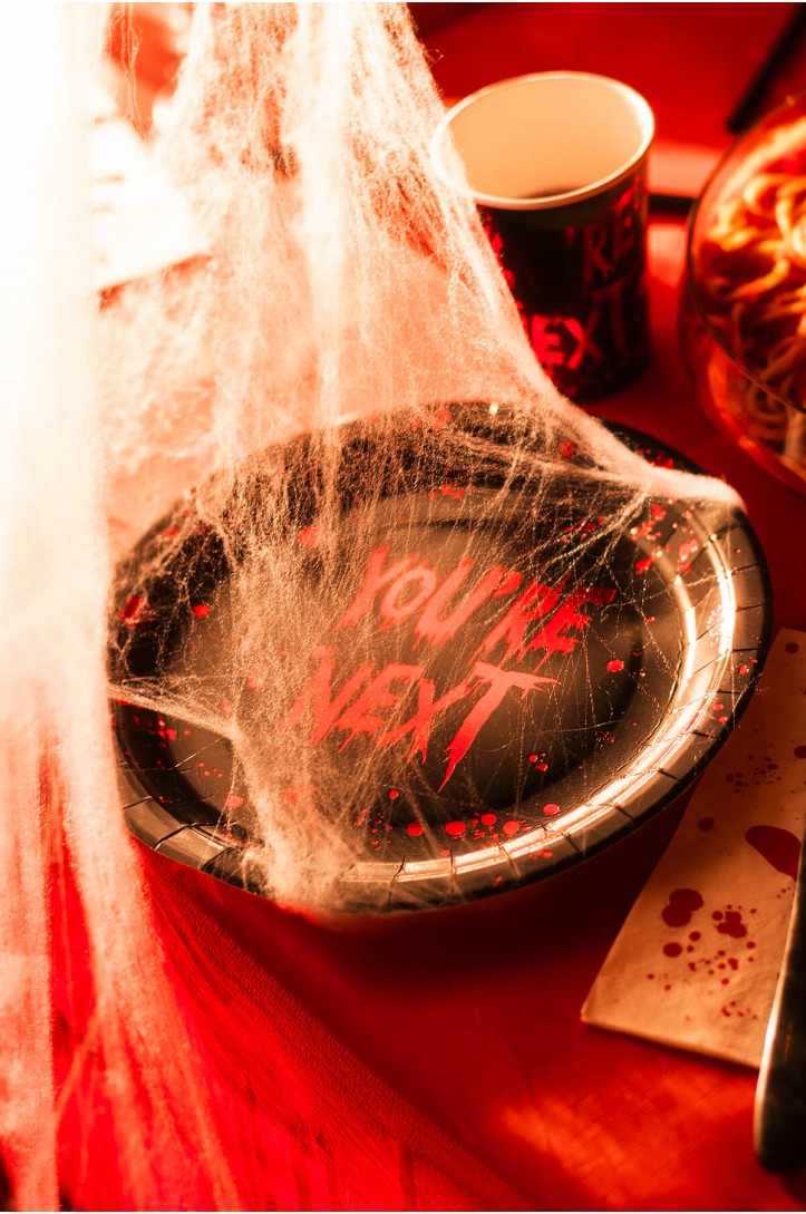 You're Next paper plates, 23 cm