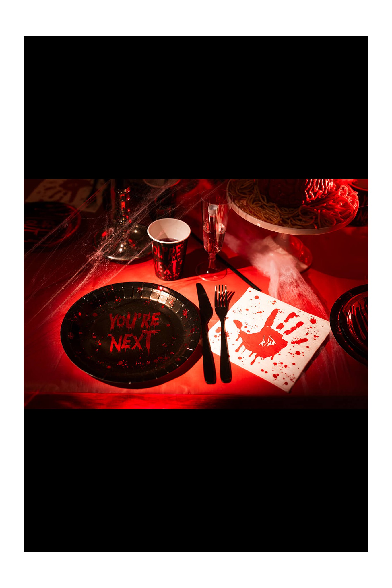 You're Next paper plates, 23 cm