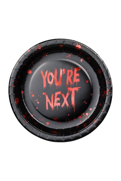 Pappteller You're Next, 23 cm